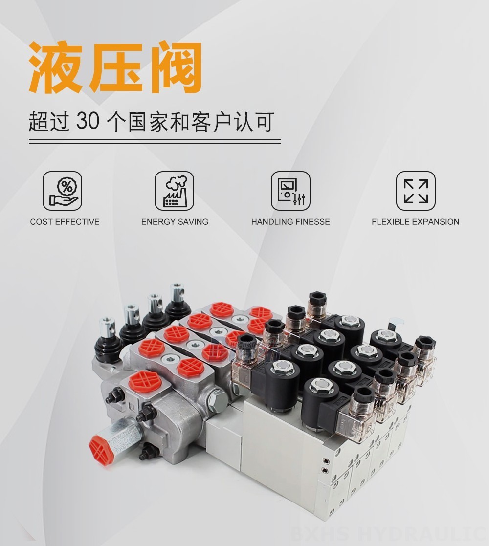 SD8 电液控 4 联 分片式换向阀