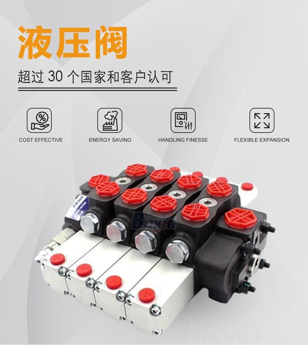 SD8 液控 4 联 分片式换向阀