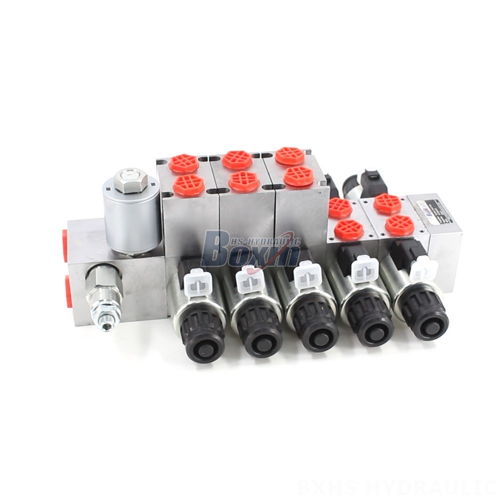Buy DCV56 Electric Proportional 5 Spool Sectional Directional Valve main image