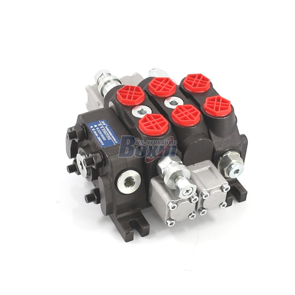High Pressure DCV60-FZJ Sectional Directional Valve 2 Spool Manual Control cover photo