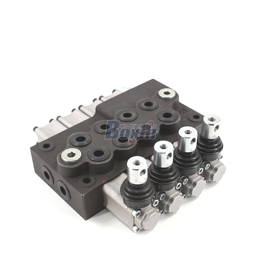 HS45 Manual 4 Spool Monoblock Directional Valve Pressure Relief main image