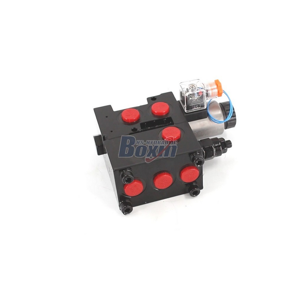 HSV06-AQF Solenoid Operated 2 Spool Hydraulic Control Valve cover photo