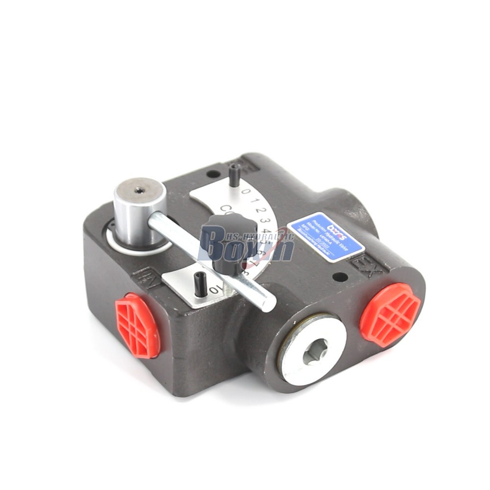 LKF60-WAQF Series Hydraulic Control Valve Single Spool Adjustable Flow cover photo