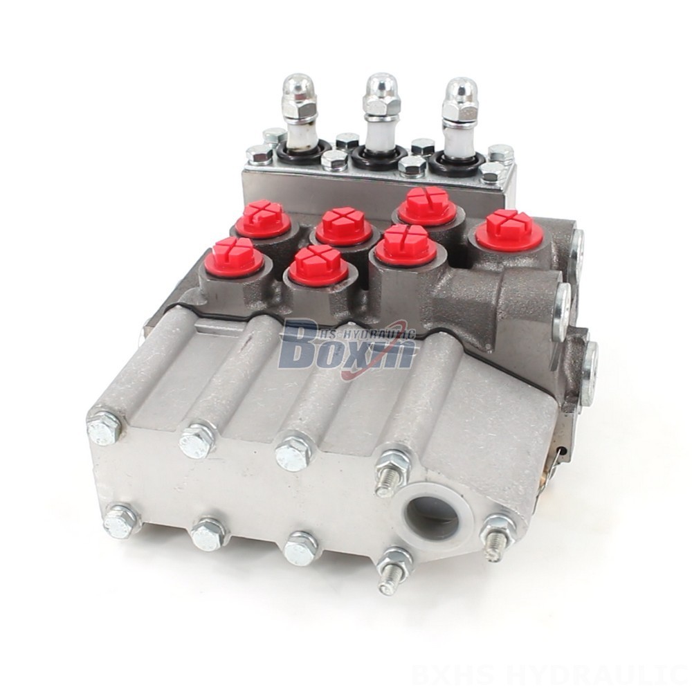 MP80 Manual 3 Spool Hydraulic Distributor: OEM & ODM Services Available main image