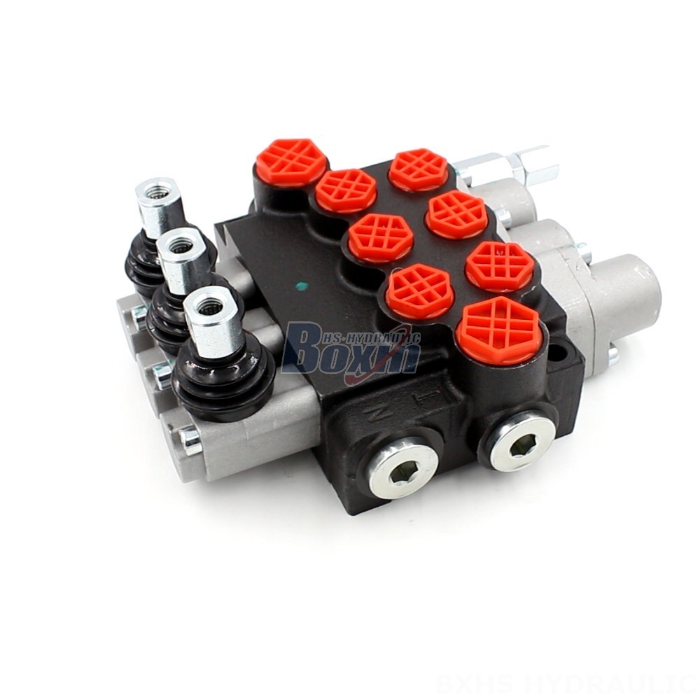 P40-G12-G38-OT-OT-OT 3-Spool Hydraulic Directional Valve | Factory Direct & Customizable main image
