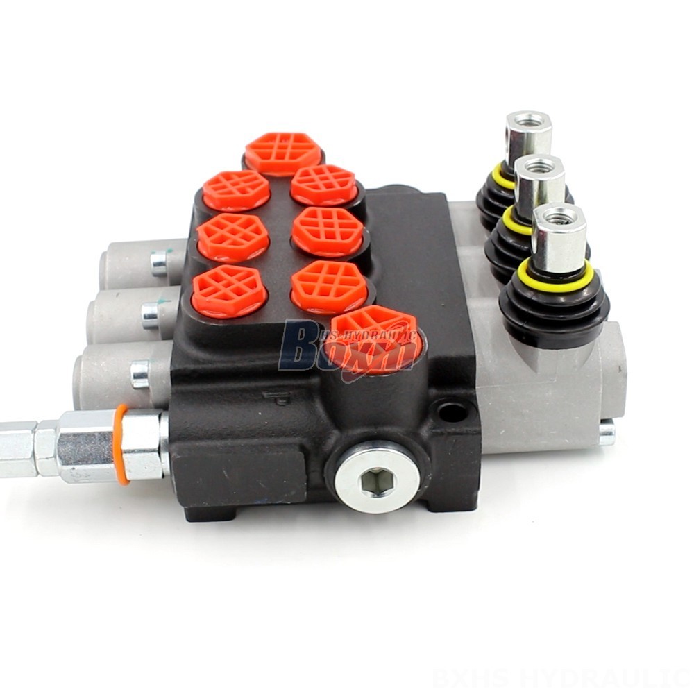 P40-G12-G38-OW Manual 3 Spool Monoblock Directional Valve | Manufacturer & Global Supplier main image