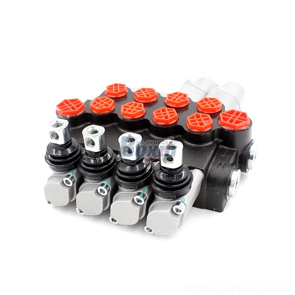Manual 4 Spool Monoblock Directional Valve: Efficient Fluid Power Control main image