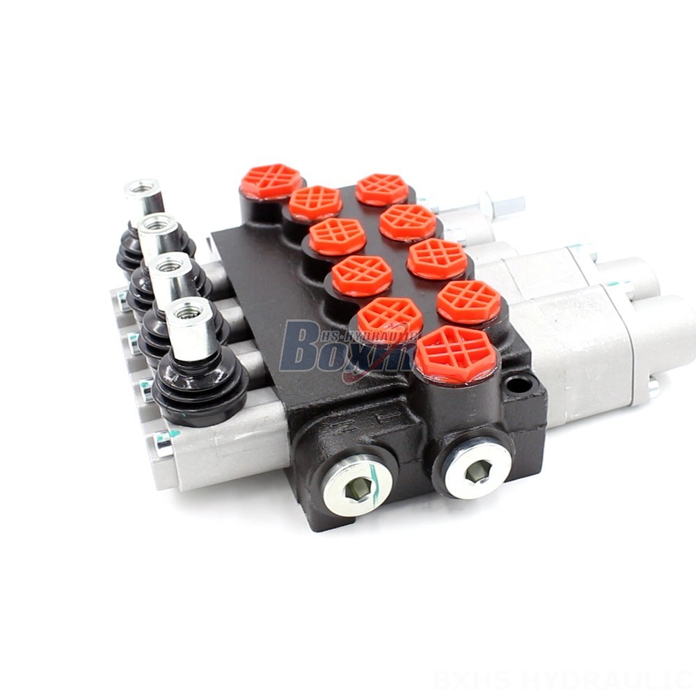 Manual 4 Spool Monoblock Directional Valve: Efficient Fluid Power Control main image