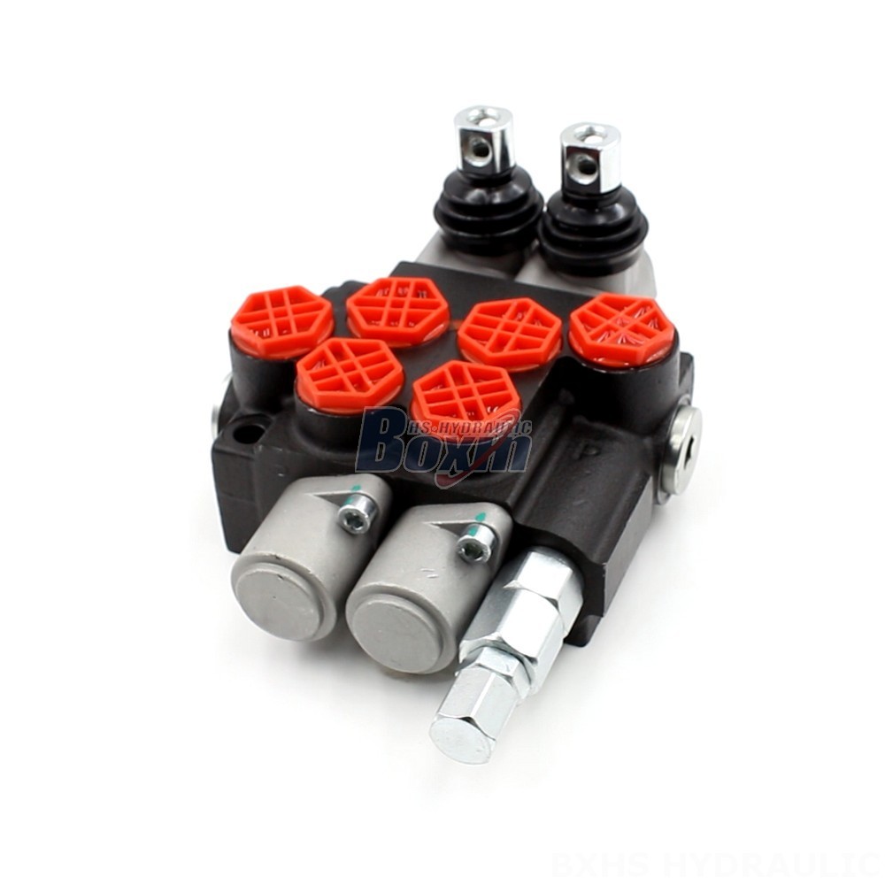 Innovative Hydraulic Valve: P40-G12 Manual 2 Spool Monoblock main image