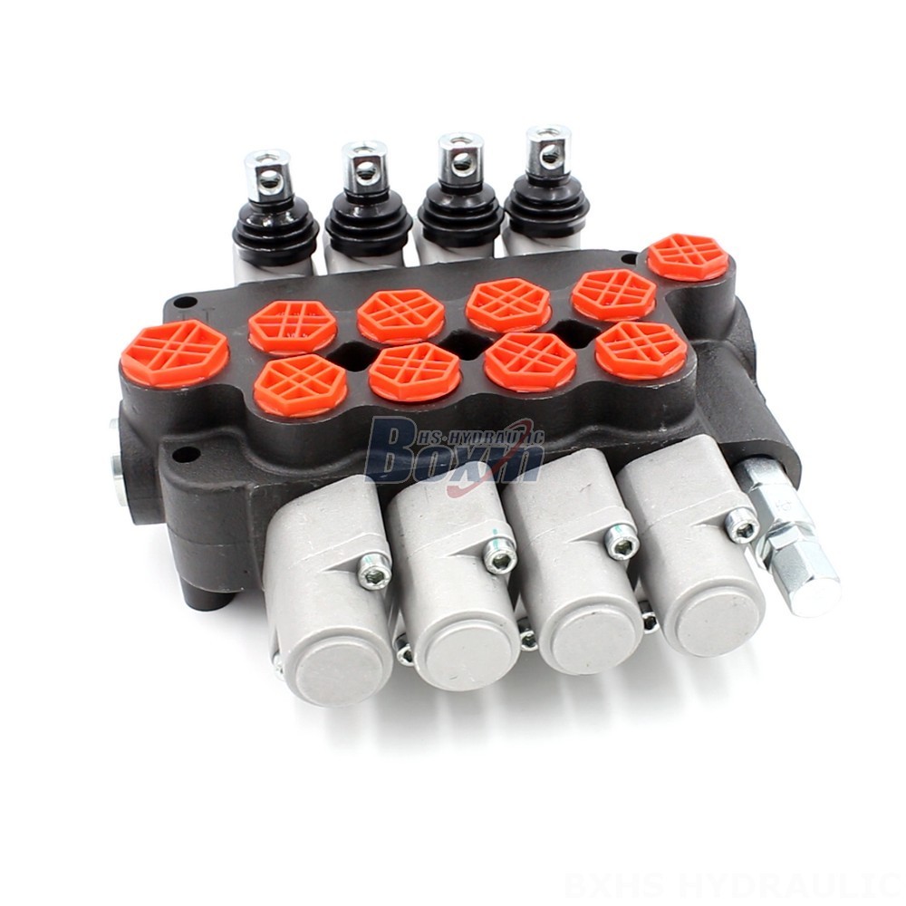P80-G12-G34-OT Manual 4 Spool Monoblock Directional Valve: Manufacturer & Global Supplier main image