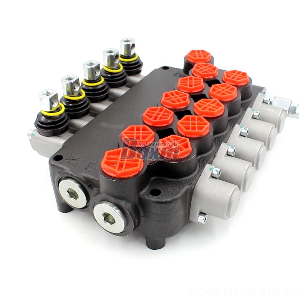 Bespoke Hydraulic Solutions: Customizable P80-G12-G38-OW 5 Spool Directional Control Valves cover photo