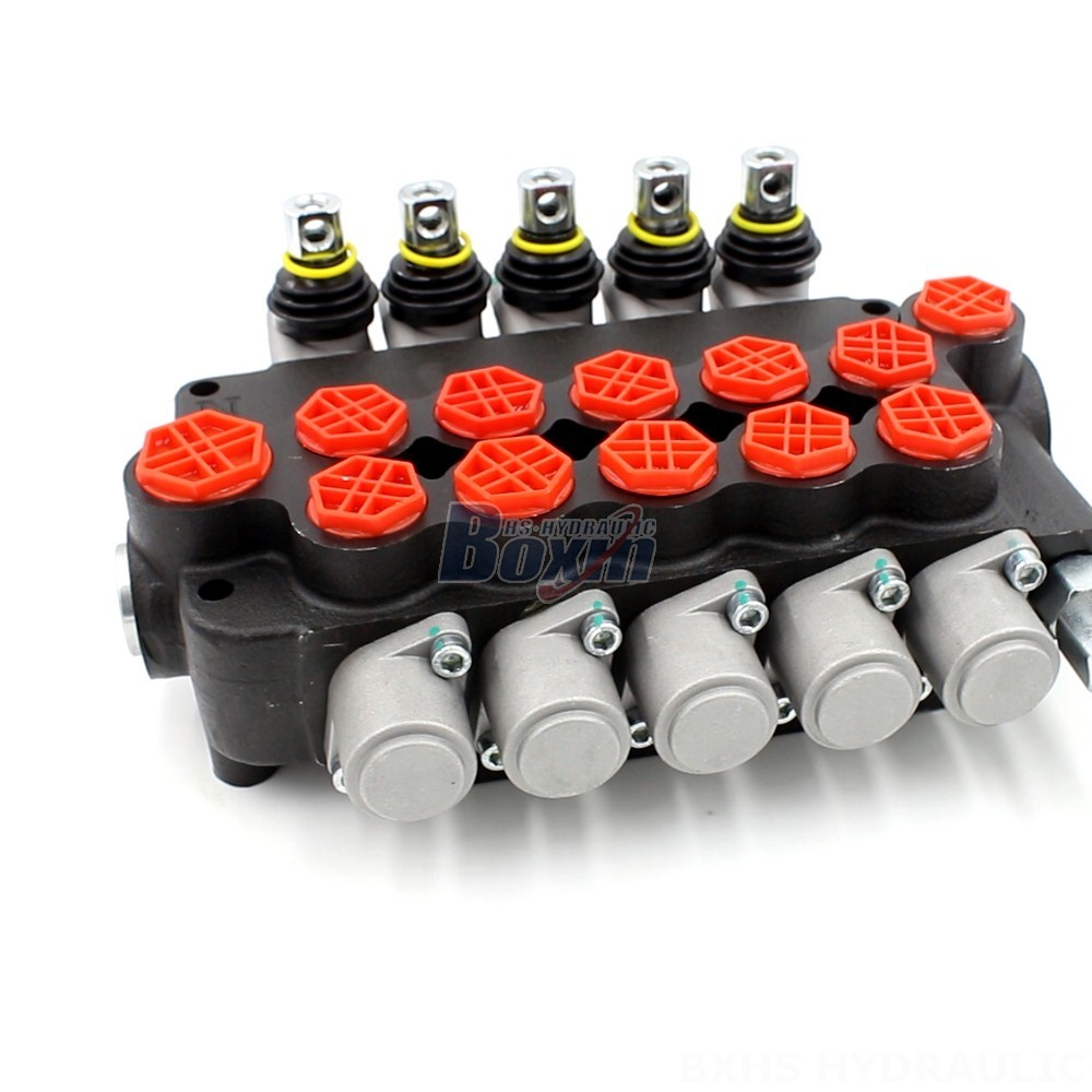 Bespoke Hydraulic Solutions: Customizable P80-G12-G38-OW 5 Spool Directional Control Valves main image