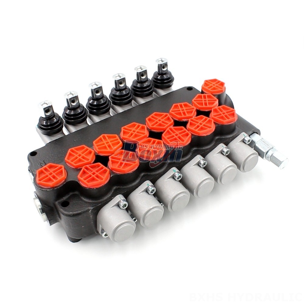 P80-G34 6-Spool Hydraulic Directional Valve | Factory Direct & Customizable main image