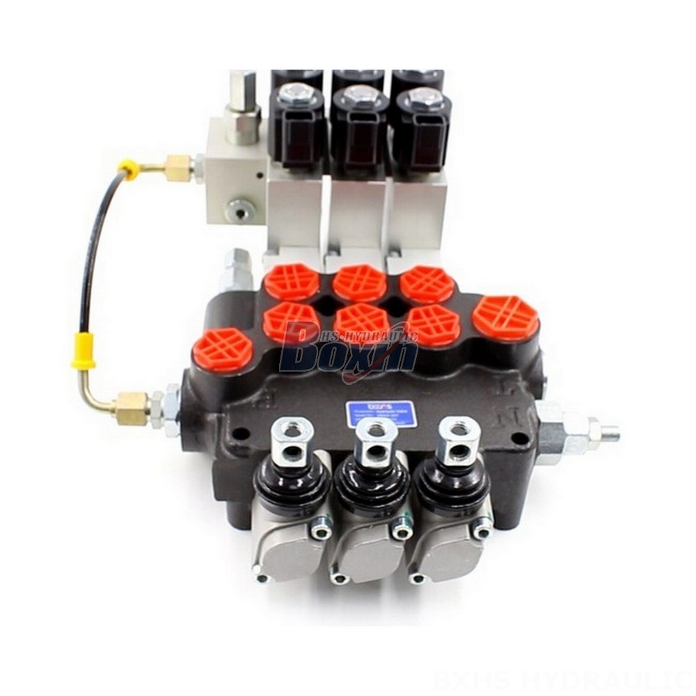 3-Spool Electro-hydraulic Valve | P80 Model | Factory Direct & Customizable main image