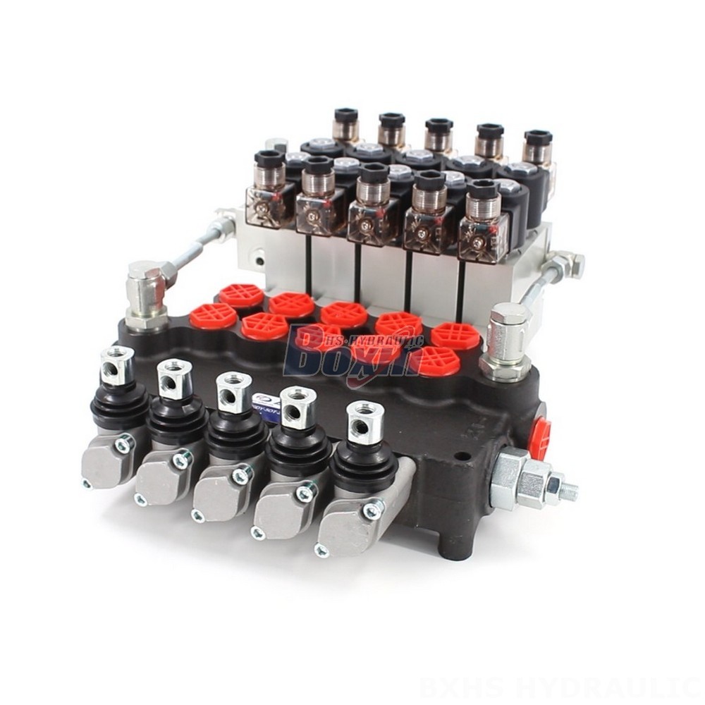 Factory Wholesale: P80 Electro-hydraulic 5 Spool Directional Valves main image