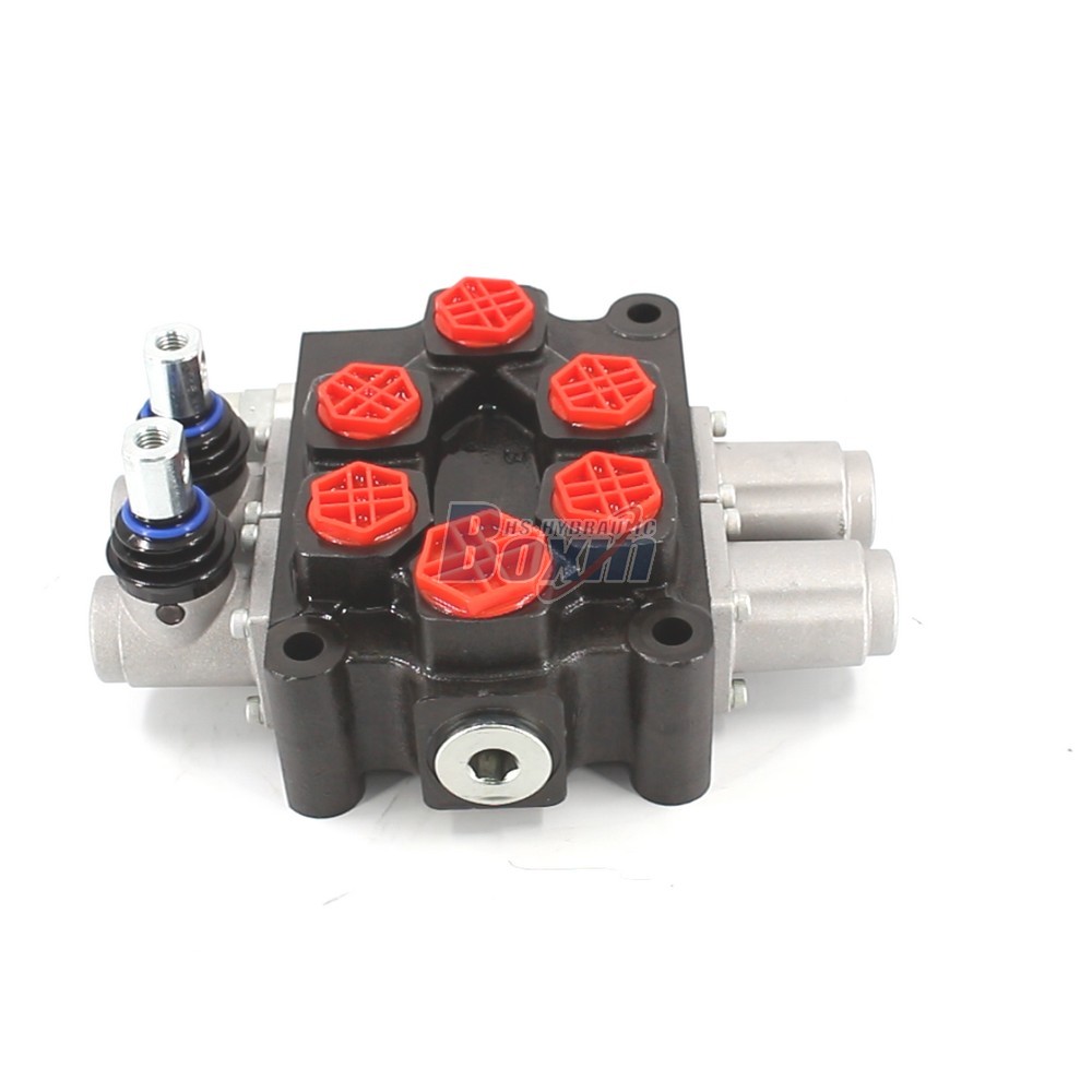 Q75 Hydraulic Monoblock Valve 2 Spool Manual Control Lever main image