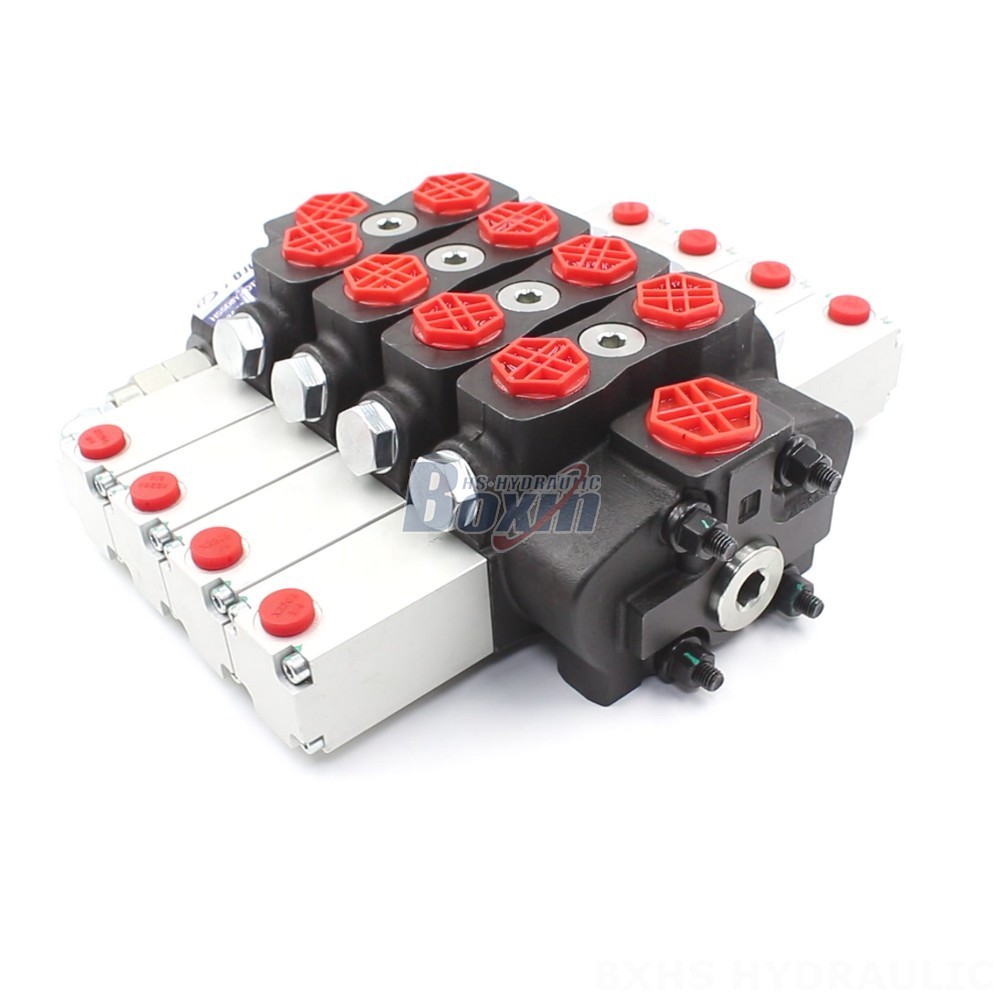 SD8 Hydraulic Valve: 4 Spool Sectional Design, Factory Supply main image