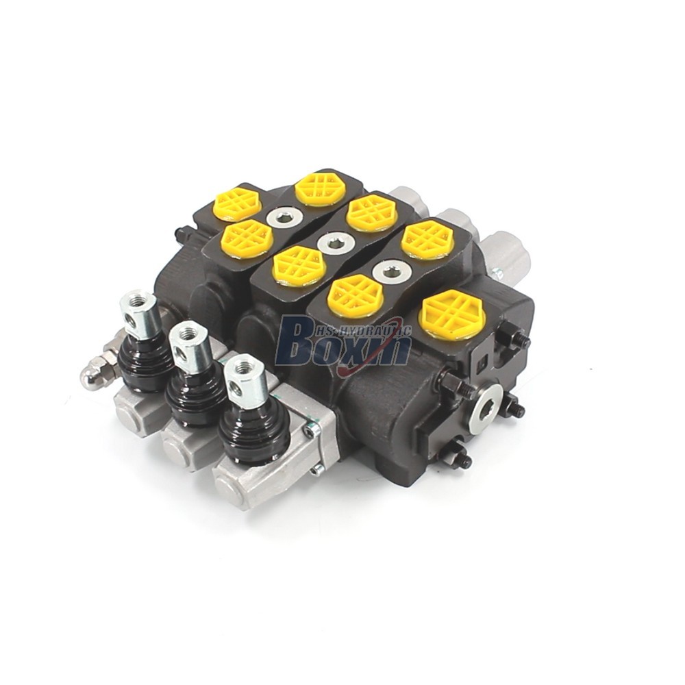 SD8 Series 3 Spool Sectional Directional Hydraulic Valve main image
