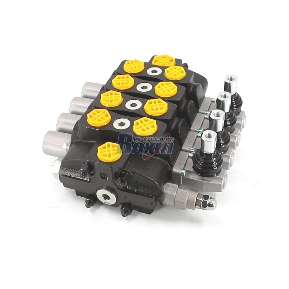 SD8 Manual 4 Spool Sectional Directional Valve Factory Direct Supply cover photo