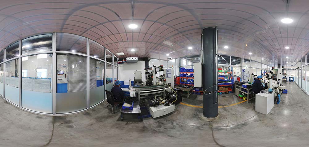 360°-Panoramaansicht des Mustersaals von Boxinhuasheng Hydraulic