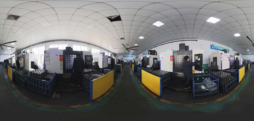 360°-Panoramaansicht des Mustersaals von Boxinhuasheng Hydraulic